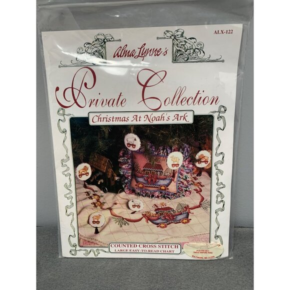 Alma Lynnes Private Collection Christmas At Noahs Ark Counted Cross Stitch Kit - Picture 4 of 4